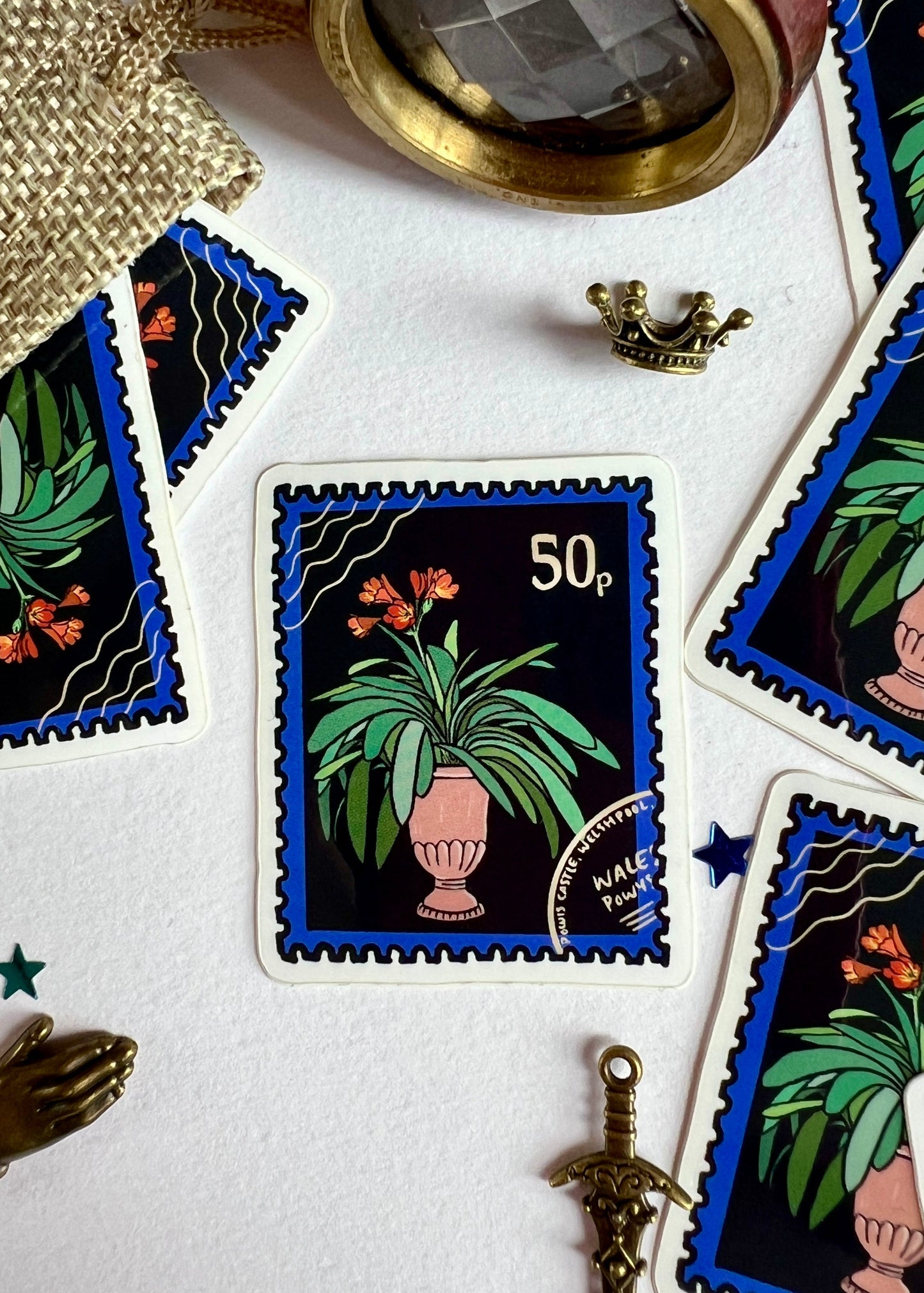 Clivia Stamp Sticker