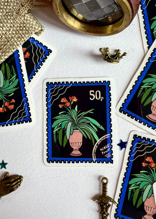 Clivia Stamp Sticker