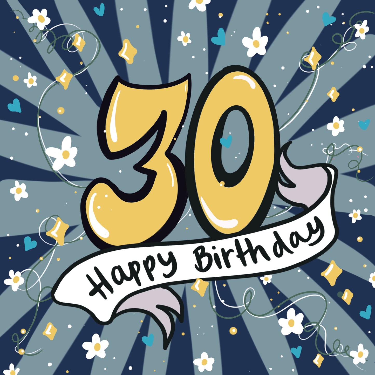 30th Birthday Card