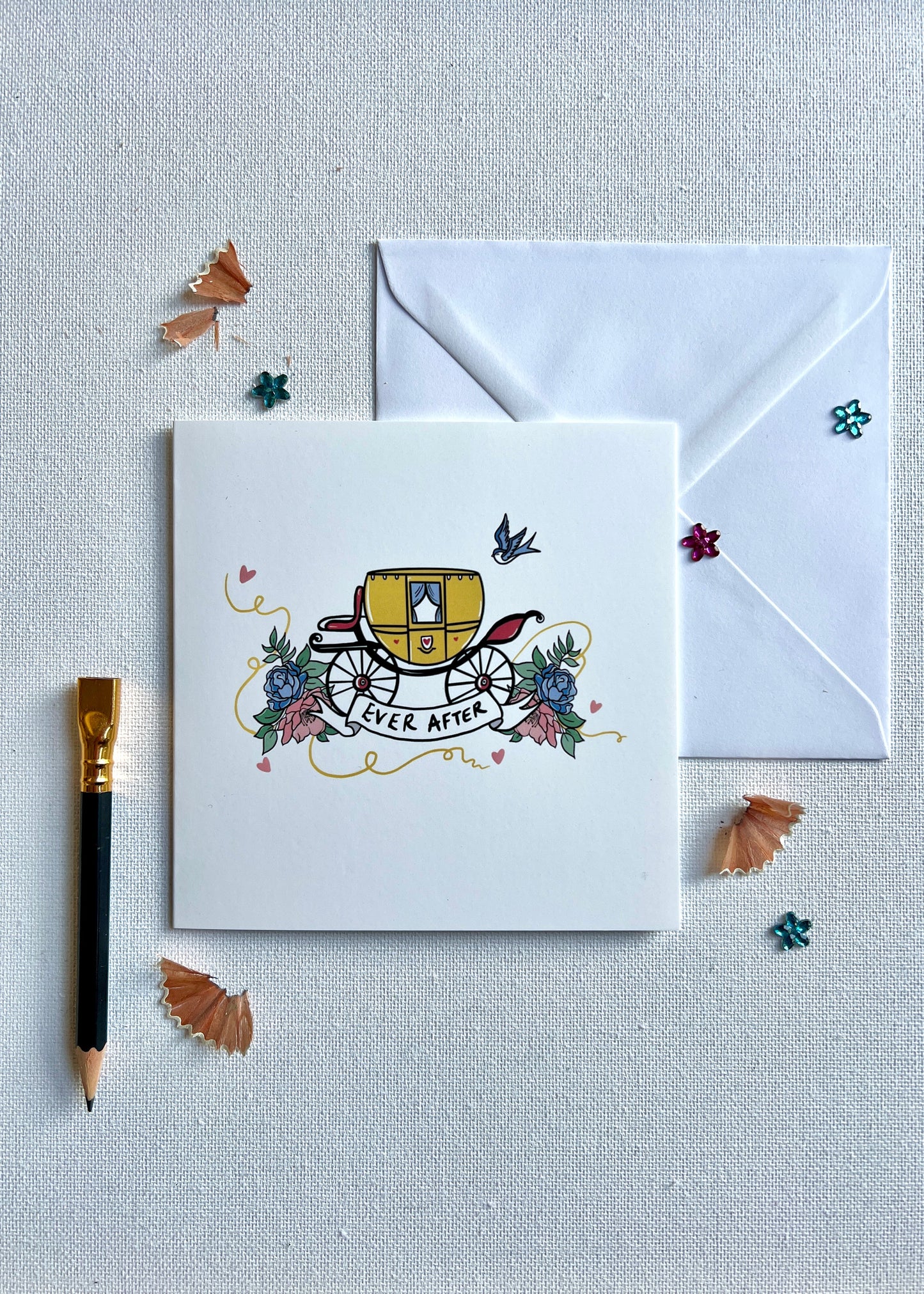 Ever After Wedding Card