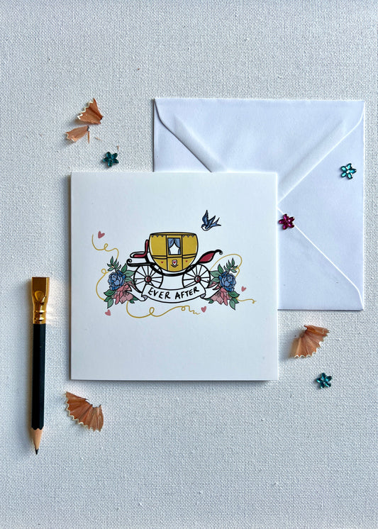 Ever After Wedding Card