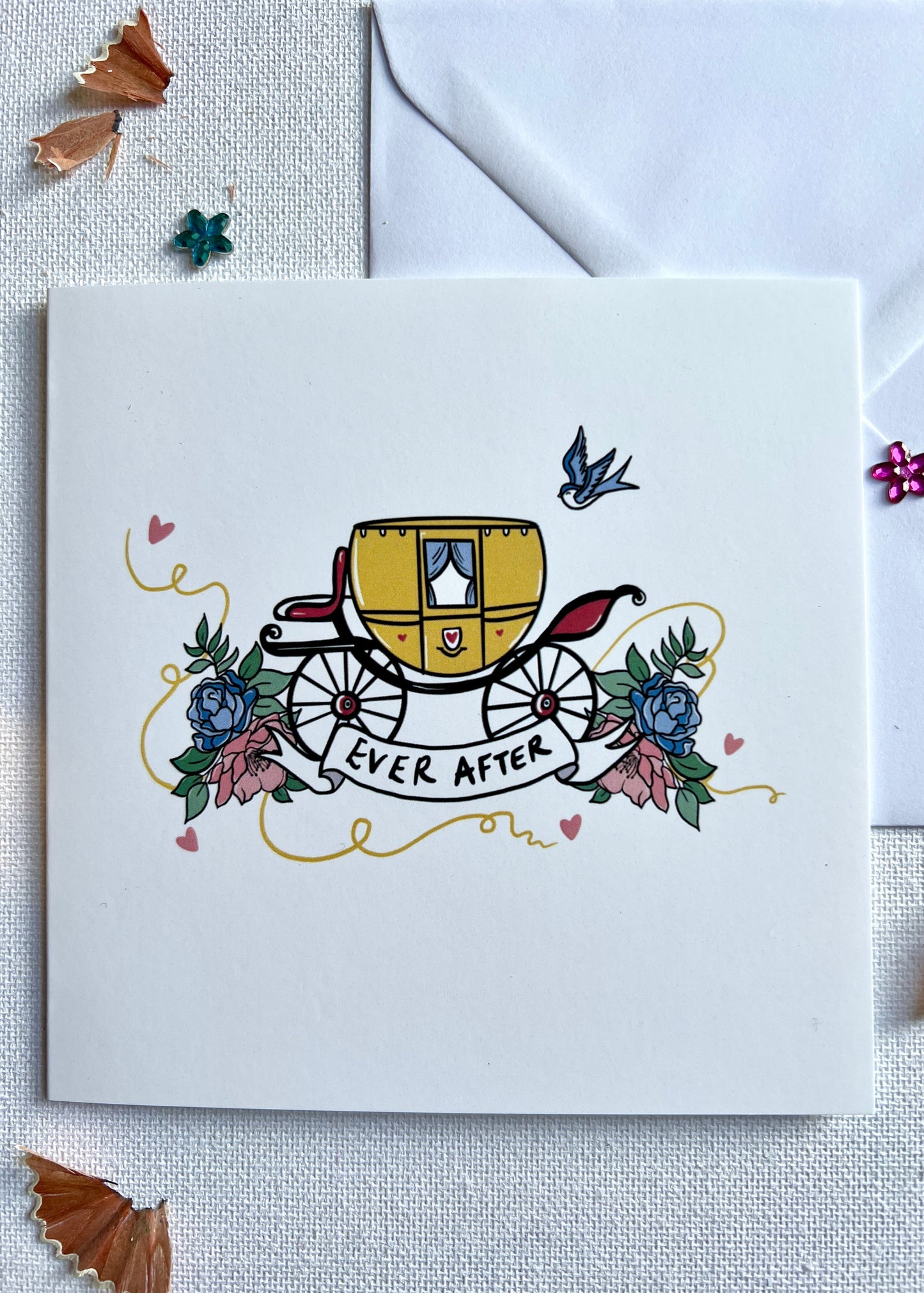 Ever After Wedding Card