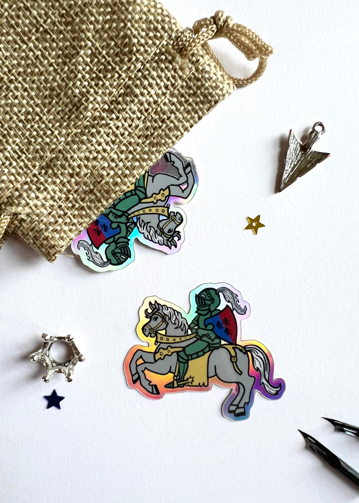 Knight on Horse Sticker