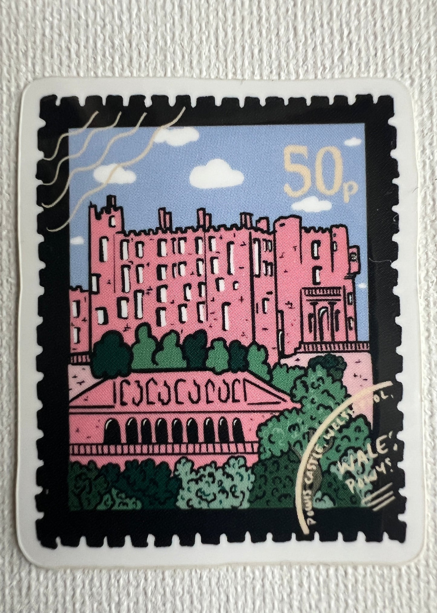 Powis Castle Garden Stamp Sticker