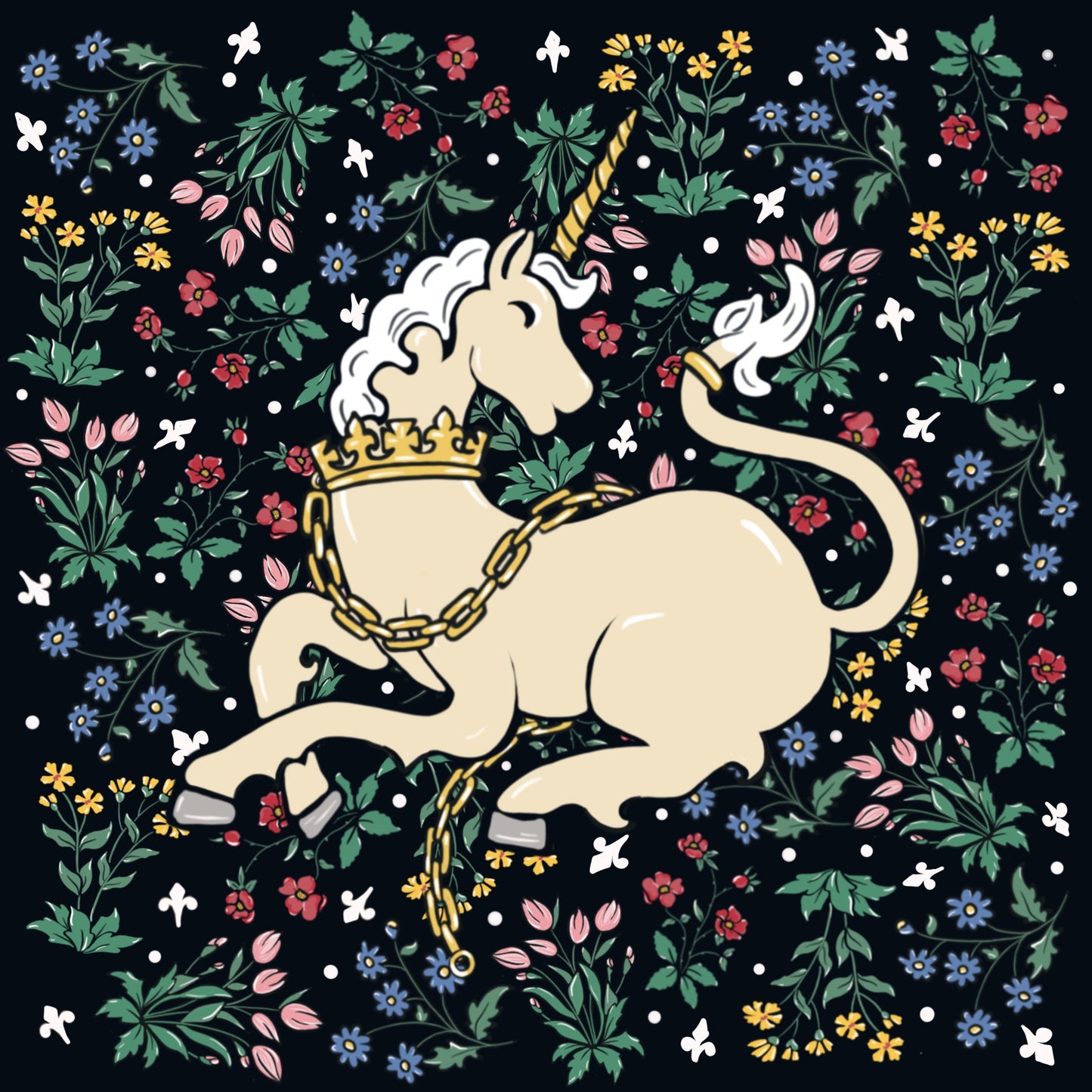 Tapestry Unicorn Card