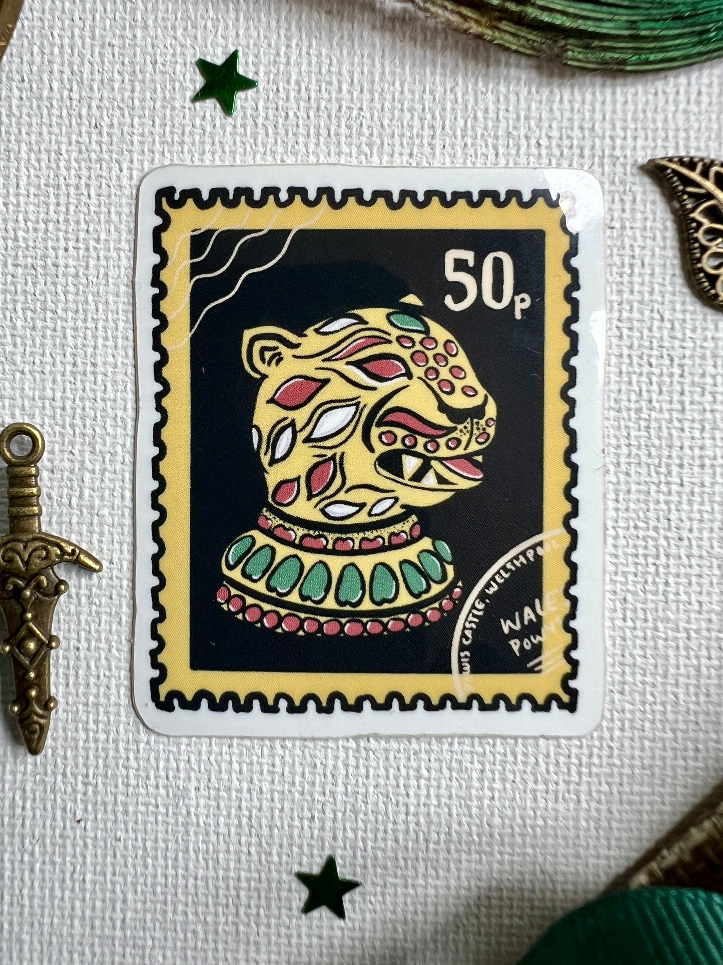 Jewelled Tiger Sticker