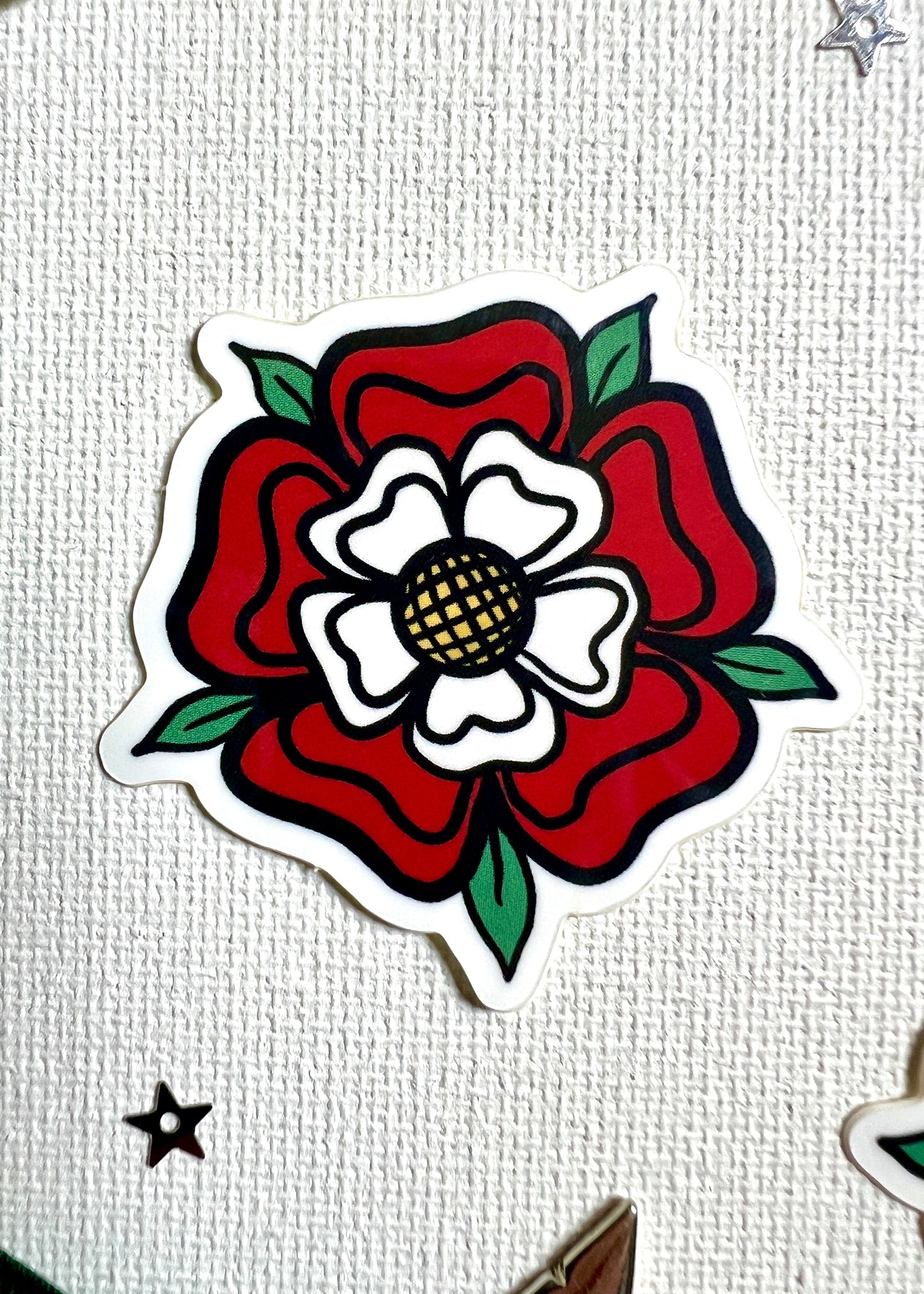 Tudor Rose Sticker