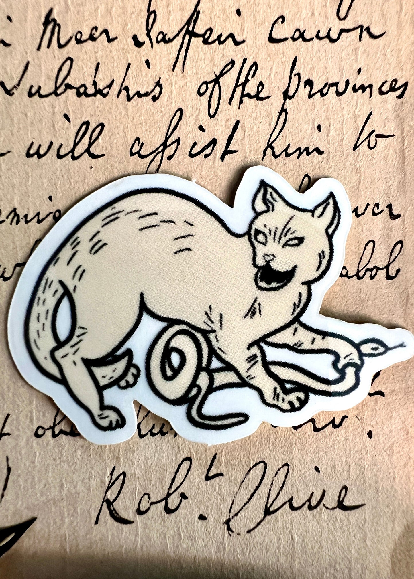 Clive's Cat Sticker
