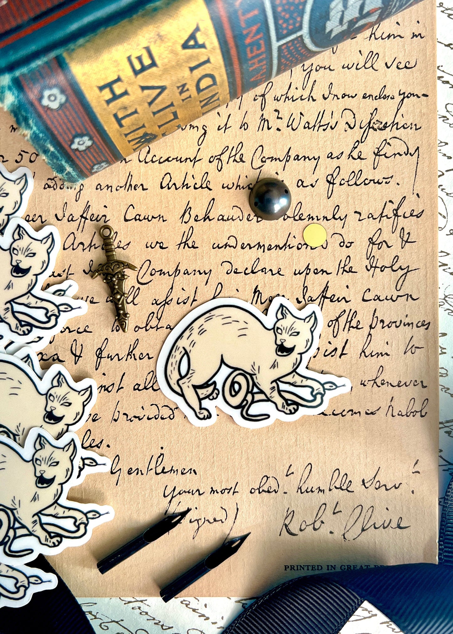 Clive's Cat Sticker