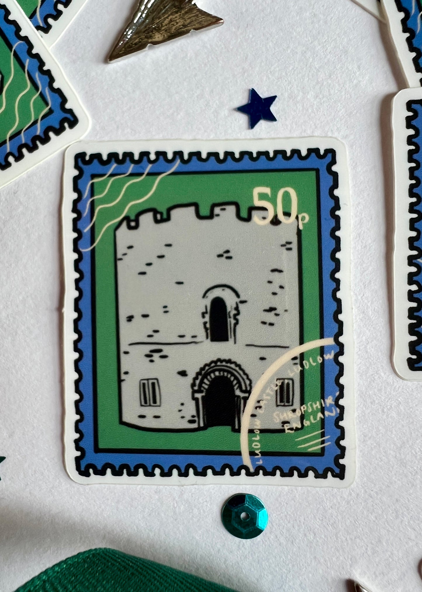 Ludlow Chapel Stamp Sticker