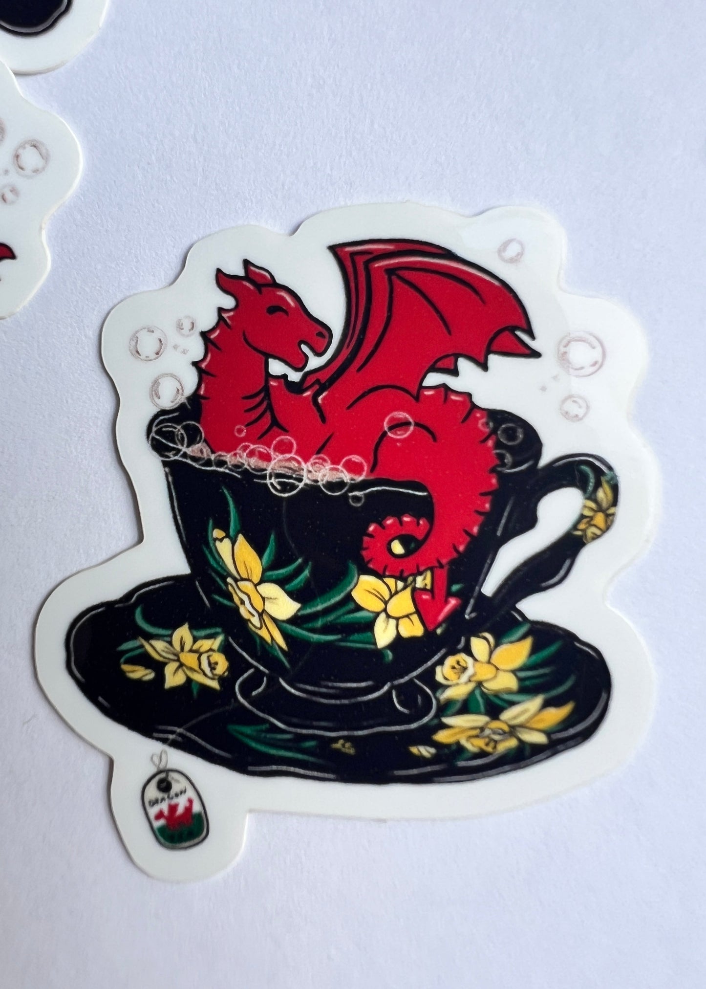 Dragon in a Teacup sticker
