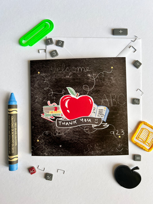 Thank You Teacher Card