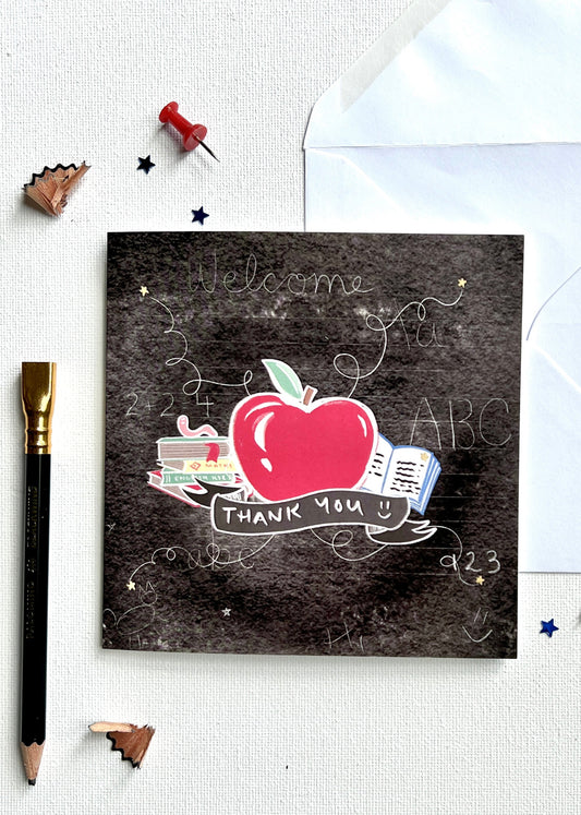 Thank You Teacher Card